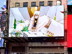 纽约时代广场游戏广告屏